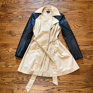 Bebe A Line Trench Coat